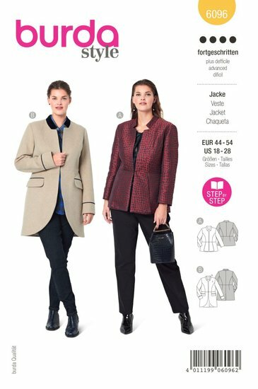 Burda Patroon 6096 - Jas
