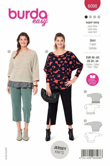 Burda Patroon 6098 - T-shirt