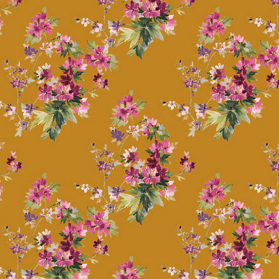 Canvas Digital Flowers Oker