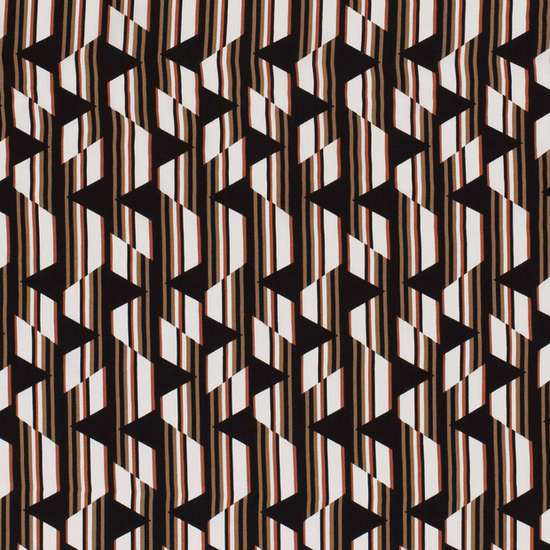 Viscose Strepen Ecru