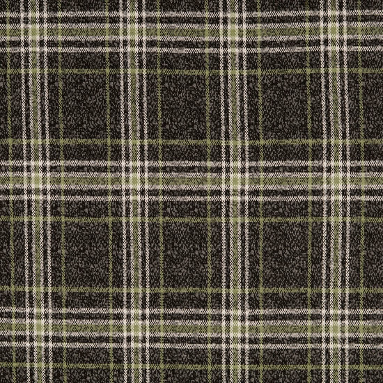 Jacquard Jersey Ruiten Zwart/Groen