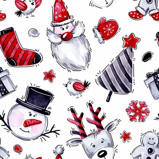 Poplin Happy Christmas Wit