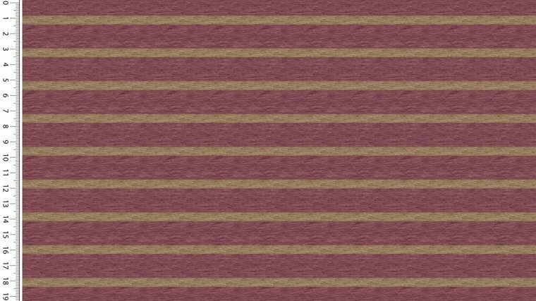 French Terry - Stripes - Marsala