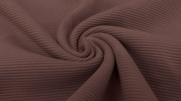 Ottoman Rib Jersey - Uni - Oudroze