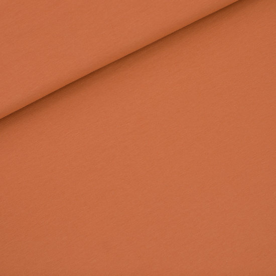 French Terry Uni Autumn Leaf Brown