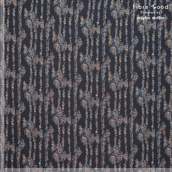 Viscose - Dots - Zwart