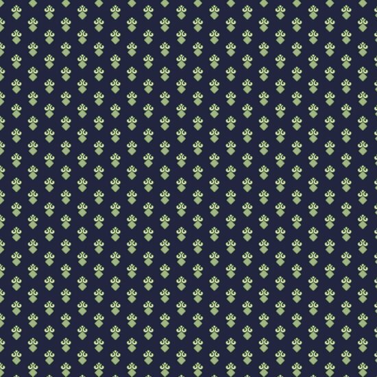 Katoen - Diamond - Navy