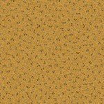 Katoen - Prairie Flowers - Goud