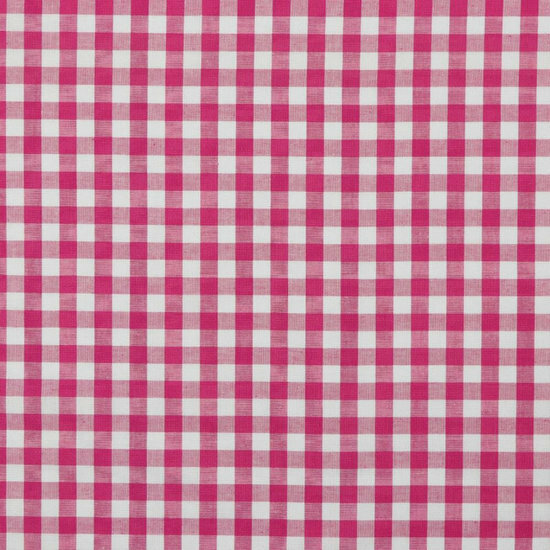Katoen - Check - Fuchsia