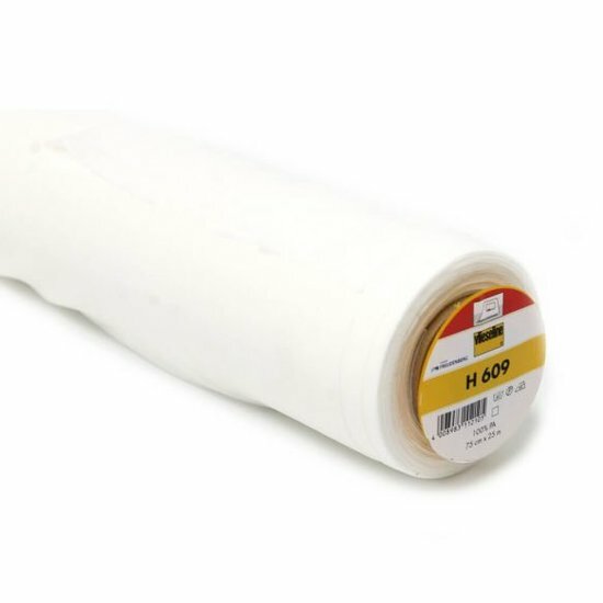 Vlieseline Tussenvoering H609 Bi-elastisch 75cm Wit