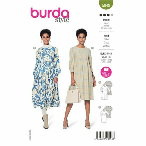 Burda Patroon 5948 - Jurk