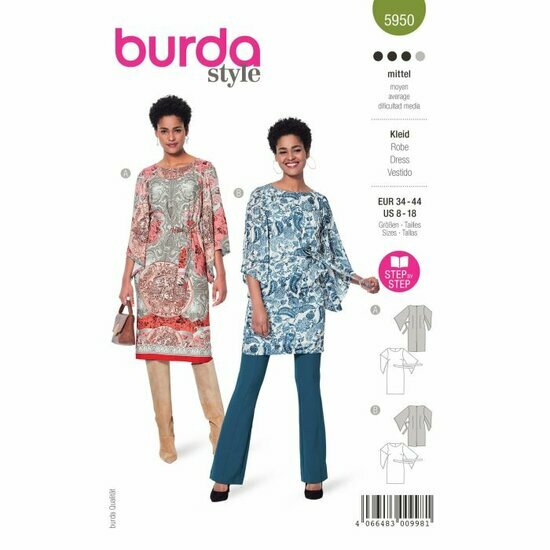 Burda Patroon 5950 - Jurk