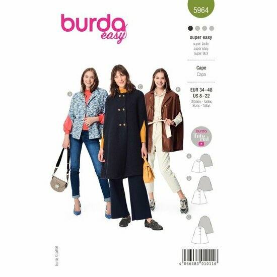 Burda Patroon 5964 - Poncho