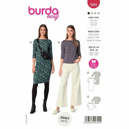 Burda Patroon 5985 - Jurk en T-shirt