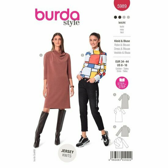 Burda Patroon 5989 - Jurk en Bloes