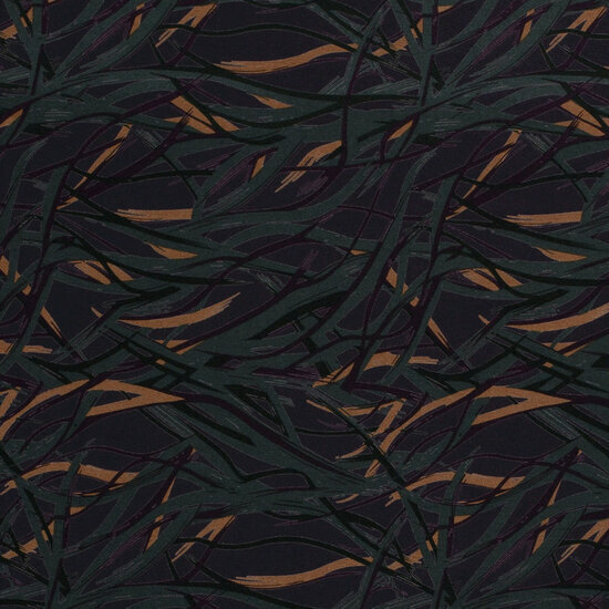 Viscose Jersey - Lijnen - Navy
