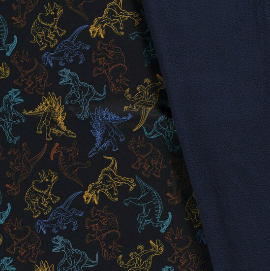 Softshell - Dinos - Zwart