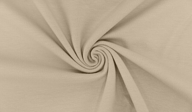 Jersey - Uni - Licht Beige