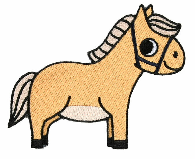 Strijkapplicatie Pony (Eva Mouton)