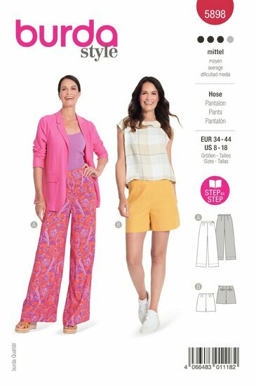 Burda Patroon 5898 - Broek