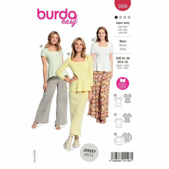 Burda Patroon 5908 - Bloes