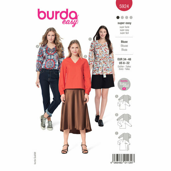 Burda Patroon 5924 - Bloes