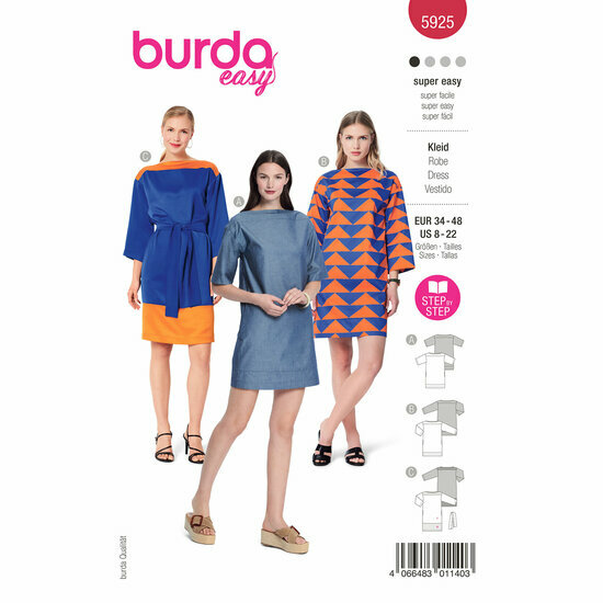 Burda Patroon 5925 - Jurk