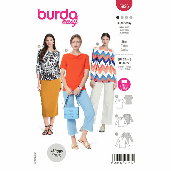 Burda Patroon 5926 - T-shirt