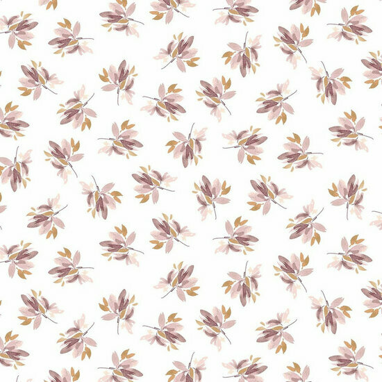 Jersey - Leaves - Wit