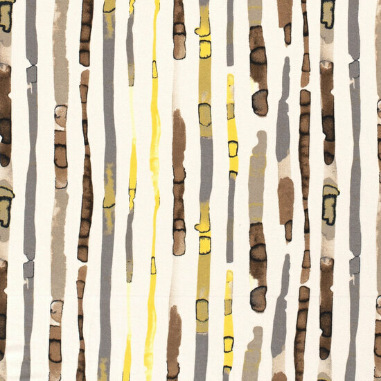 Viscose Jersey - Lijnen - Ecru
