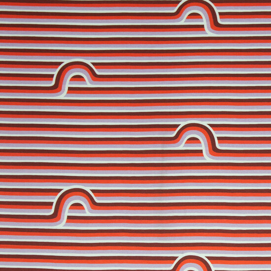 Jersey - Rainbow Stripes - Lila/Rood