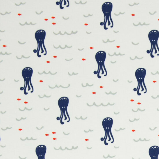 Jersey - Octopus - Ecru