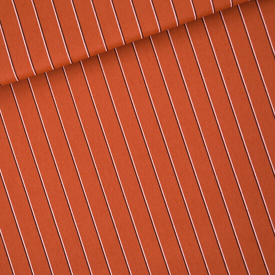 Canvas Gabardine Twill - Lines 2N - Bombay Bruin