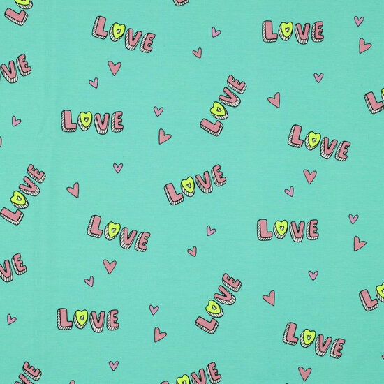 Jersey - Neon Love - Mint