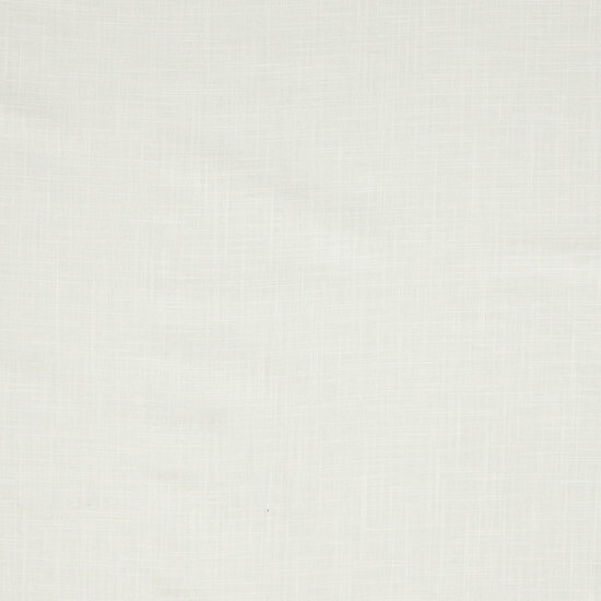 Chambray Katoen - Uni - Wit