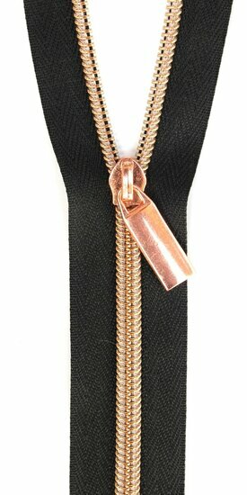 Spiraalrits Black-Rose Gold