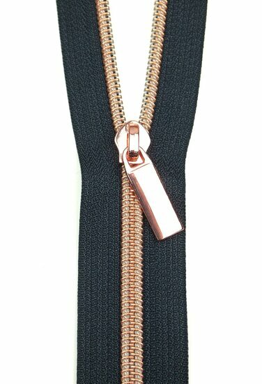 Spiraalrits Navy-Rose Gold