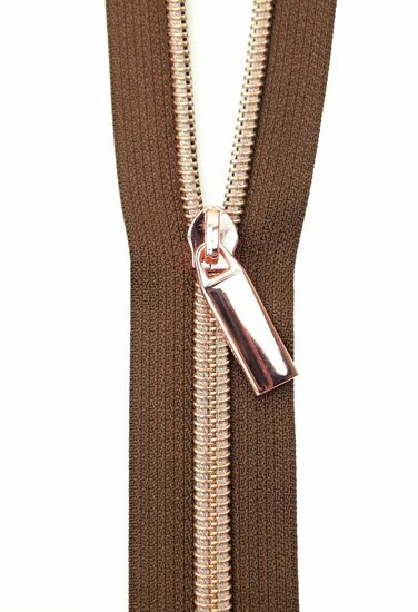 Spiraalrits Brown-Rose Gold