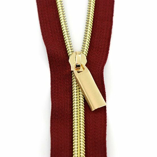 Spiraalrits Burgundy-Gold