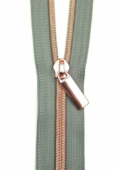 Spiraalrits Grey-Rose Gold