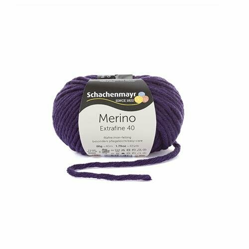 Schachenmayr Merino Extrafine 40 - 349 - Aubergine