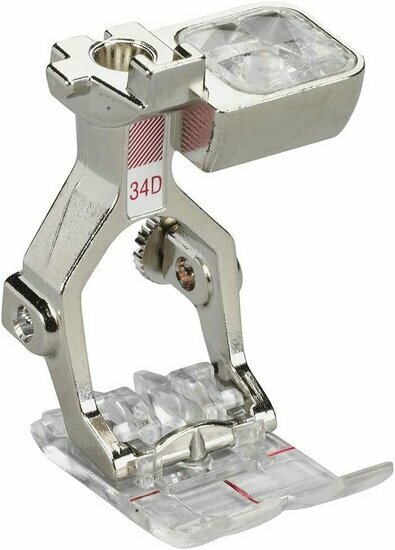 Bernina #34D Terugtransportvoet met Transparante Zool