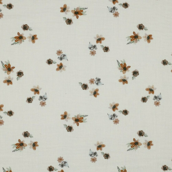 Tetra - Flowers - Ecru