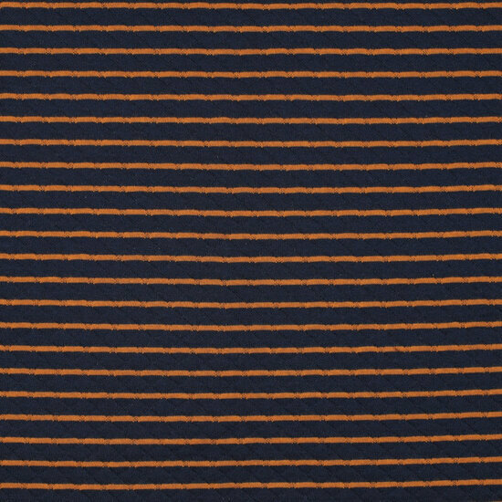 Sweat Quilt - Yarn Dyed Stripes - Navy