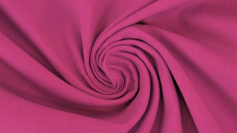 Poplin - Uni - Fuchsia