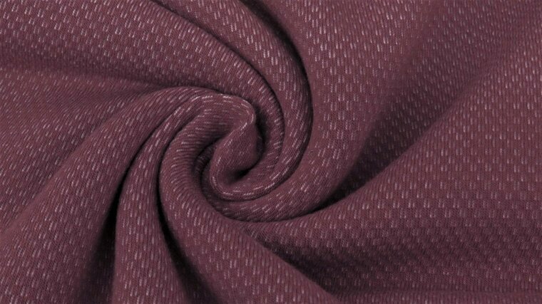 Jacquard Heavy Sweat Brushed - Uni - Cassis