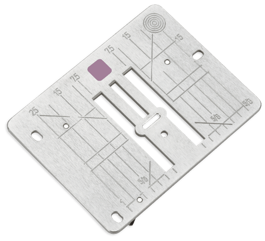Bernina 9mm Steekplaat met 5,5mm steekgat