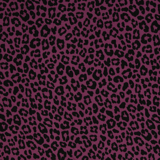 Viscose - Animal Print - Paars