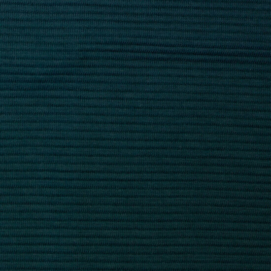 Ottoman Rib Jersey - Uni - Petrol
