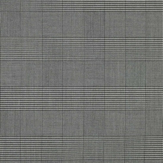 Polyester Viscose - Prince De Galles - Zwart-Wit